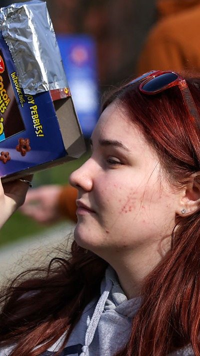 How to make a solar eclipse pin hole projector