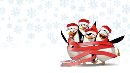 Madagascar Penguins in a Christmas Caper