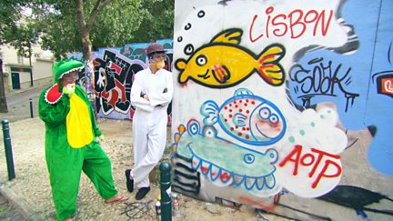 Street Art, Painted Village and Cheese Rolling