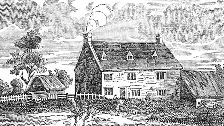 Newton's childhood home of Woolsthorpe Manor, Lincolnshire.