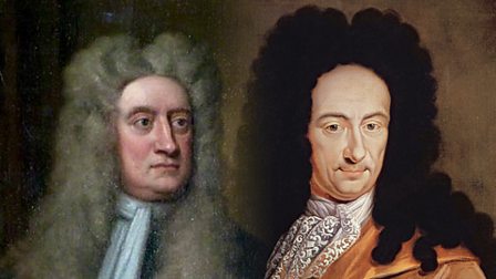 Newton (left) and Leibniz (right) were lifelong enemies.