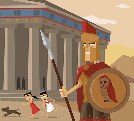 How did the ancient Greeks fight? - BBC Bitesize