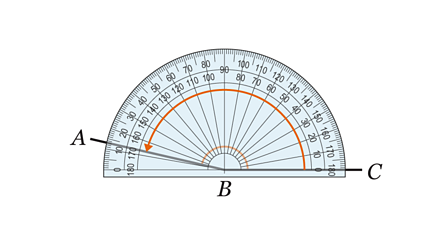 120 degree angle protractor