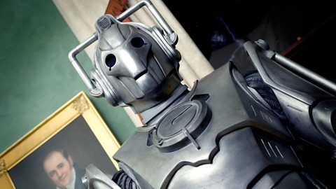 A Cyberman from Doctor Who, 2005