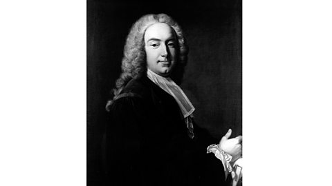 Portrait of William Murray, Lord Mansfield, a British judge and politician who played a key role as in the abolition of slavery in England. (c.1745)