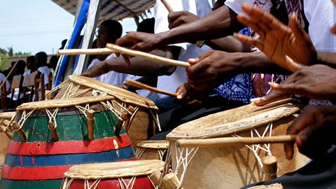 Djembe drumming