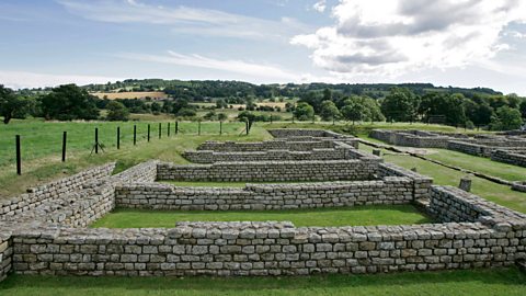 The ruins of the roman fort at Chester.