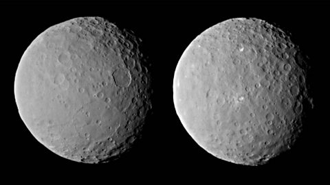 Images of the asteroid Ceres.