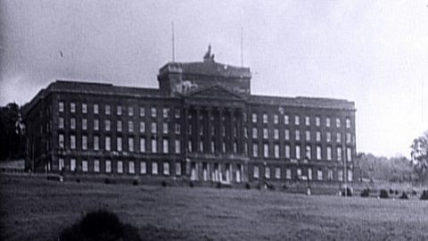 Stormont covered in bitumen and cattle dung