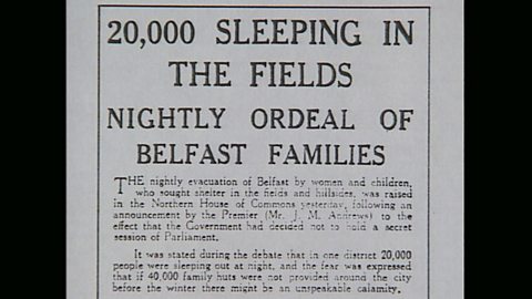 Newspaper headlines reporting the ordeal evacuees are facing