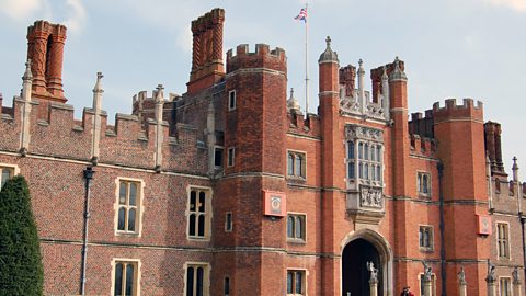 The main gate of Hampton Court Palace