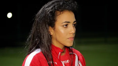 Egypt's first female footballer in the Premier League.