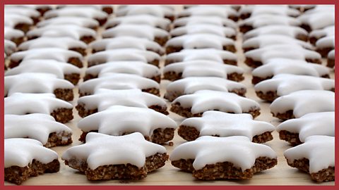 An image of star-shaped biscuits