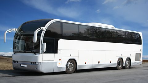 Coach on the road