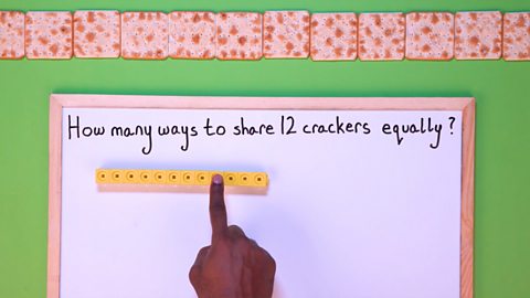 Count out a number of cubes, equal to the number in the question.