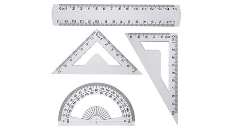 4pcs Circle Template For Drawing, Circle Stencils Drafting Tools Set  Stencil Maker Rulers ,Digital Measuring Templates Rulers For Office,  School,Build