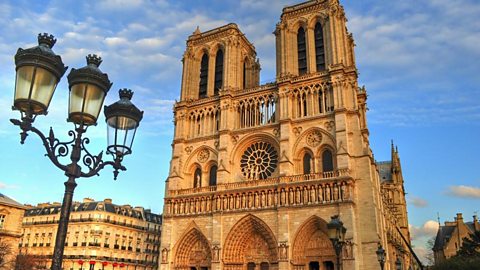 Notre Dame cathedral in Paris, France