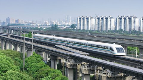 A high speed train in Shanghai