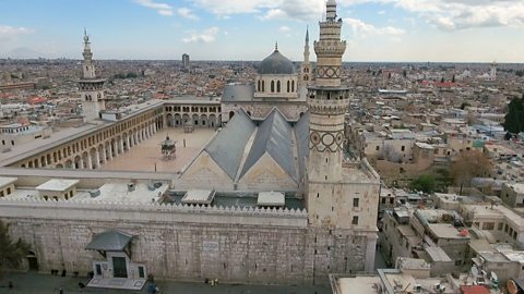 A cityscape view of Damascus, Syria.