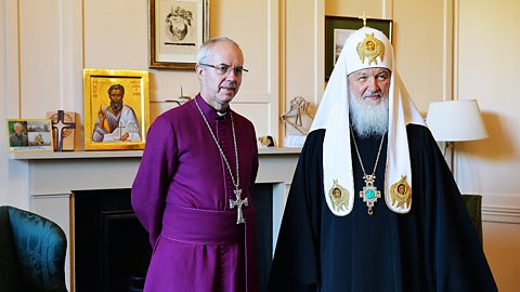 The Archbishop of Canterbury and Patriarch Kirill of Moscow