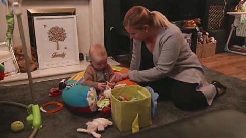 Alison talks to Austin about his favourite toys.