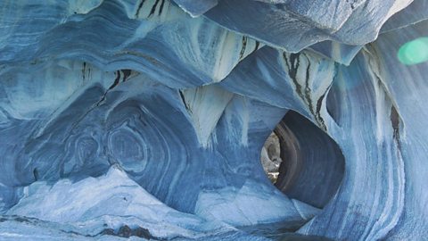 The marble cathedral carved by nature