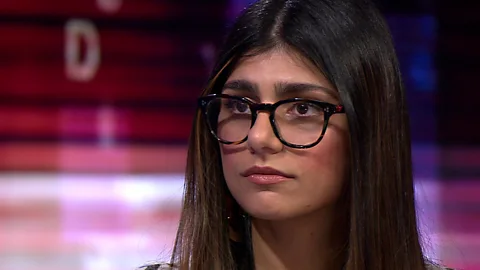 The Interview, The Interview, Mia Khalifa: Former adult actress