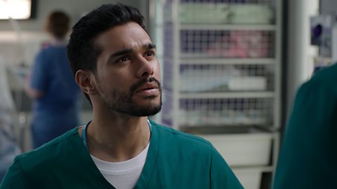 BBC One - Casualty, Series 34, Episode 4, Natasha Starkey visits Casualty!