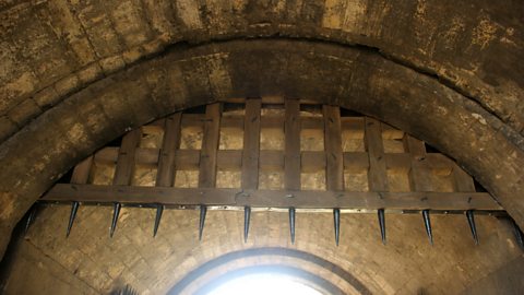 Castle portcullis