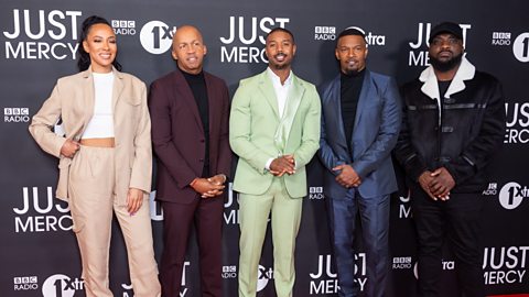 Just Mercy Michael B. Jordan Red Suit