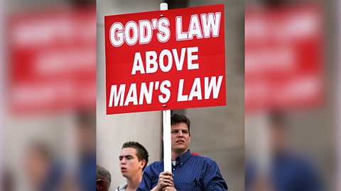 Christianity – Protesters in America