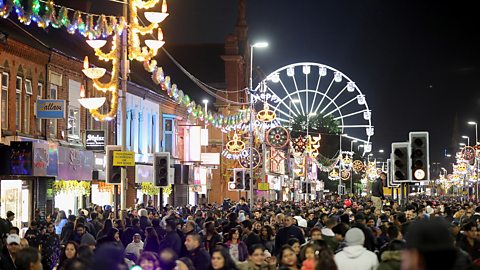 Hinduism – Diwali celebrations in Leicester