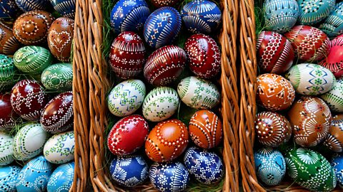 For Christians, Easter eggs symbolise new life and the Resurrection of Jesus. 