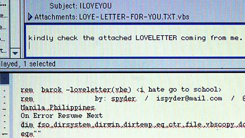Witness History, Witness History, The 'I Love You' computer virus