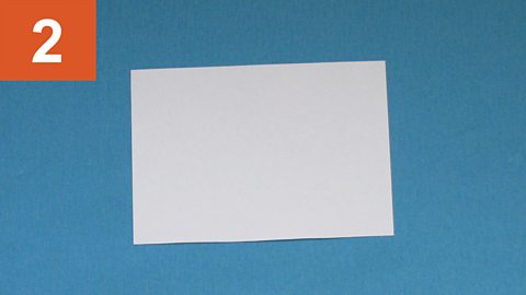 Step 2: A blank piece of paper