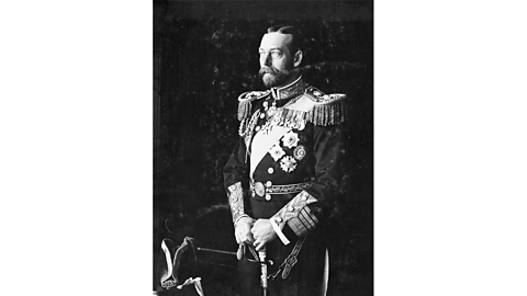 A photograph of king George V.