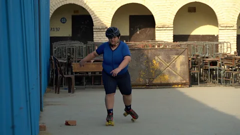 The roller-skating star who beat disability stigma