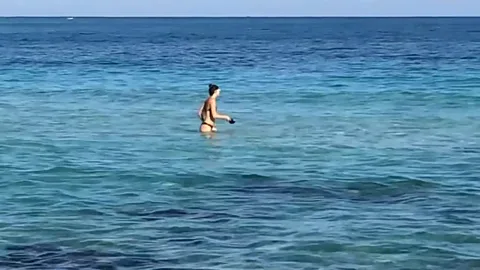 Woman at sea