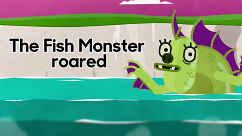 Frieda Fishmonster roared