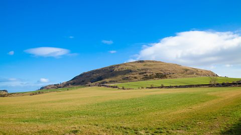 Traprain Law on a sunny day