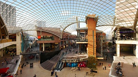 Cabot Circus shopping centre in Bristol