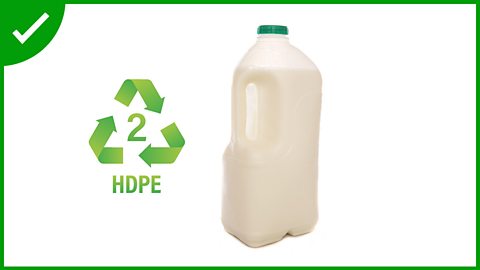 HDPE - A milk bottle