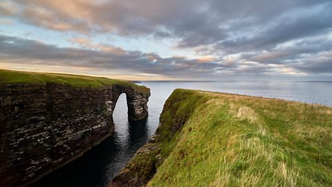 Needle eye rock natural arch