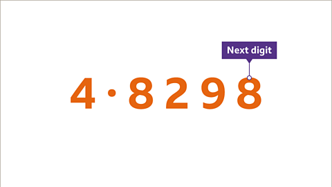 The second eight is labelled ‘Next digit’. 