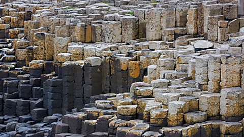 Igneous rocks formed in The Giant’s causeway