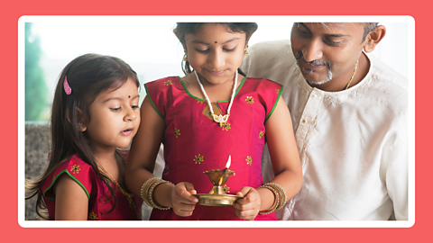 Children celebrating Diwali