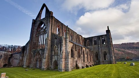 Tintern Abbey in Wales. 