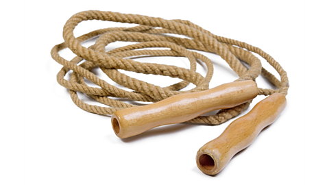 A skipping rope.