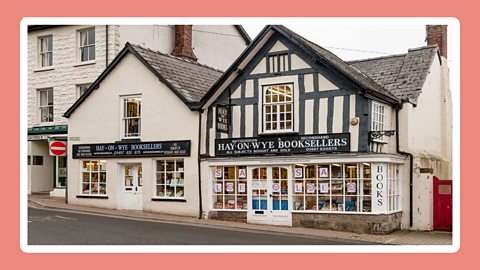 A bookshop in Haye-on-Wye