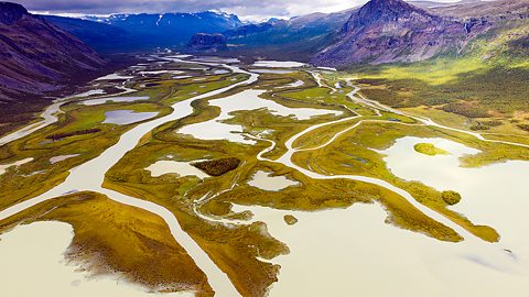 Deltas are found at the mouth of rivers.